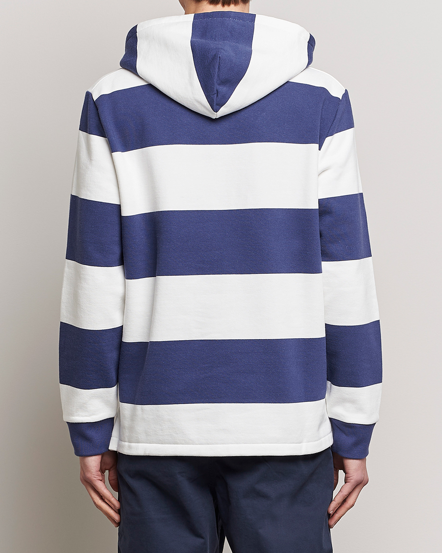 Uomini | Maglieria | Polo Ralph Lauren | Jersey Blockstriped Hoodie Boat Navy/White