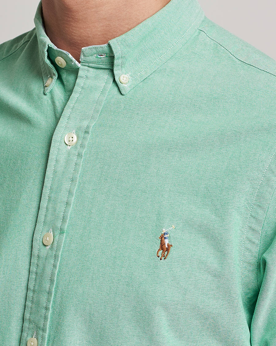 Uomini | Camicie | Polo Ralph Lauren | Slim Fit Oxford Button Down Shirt Golf Green