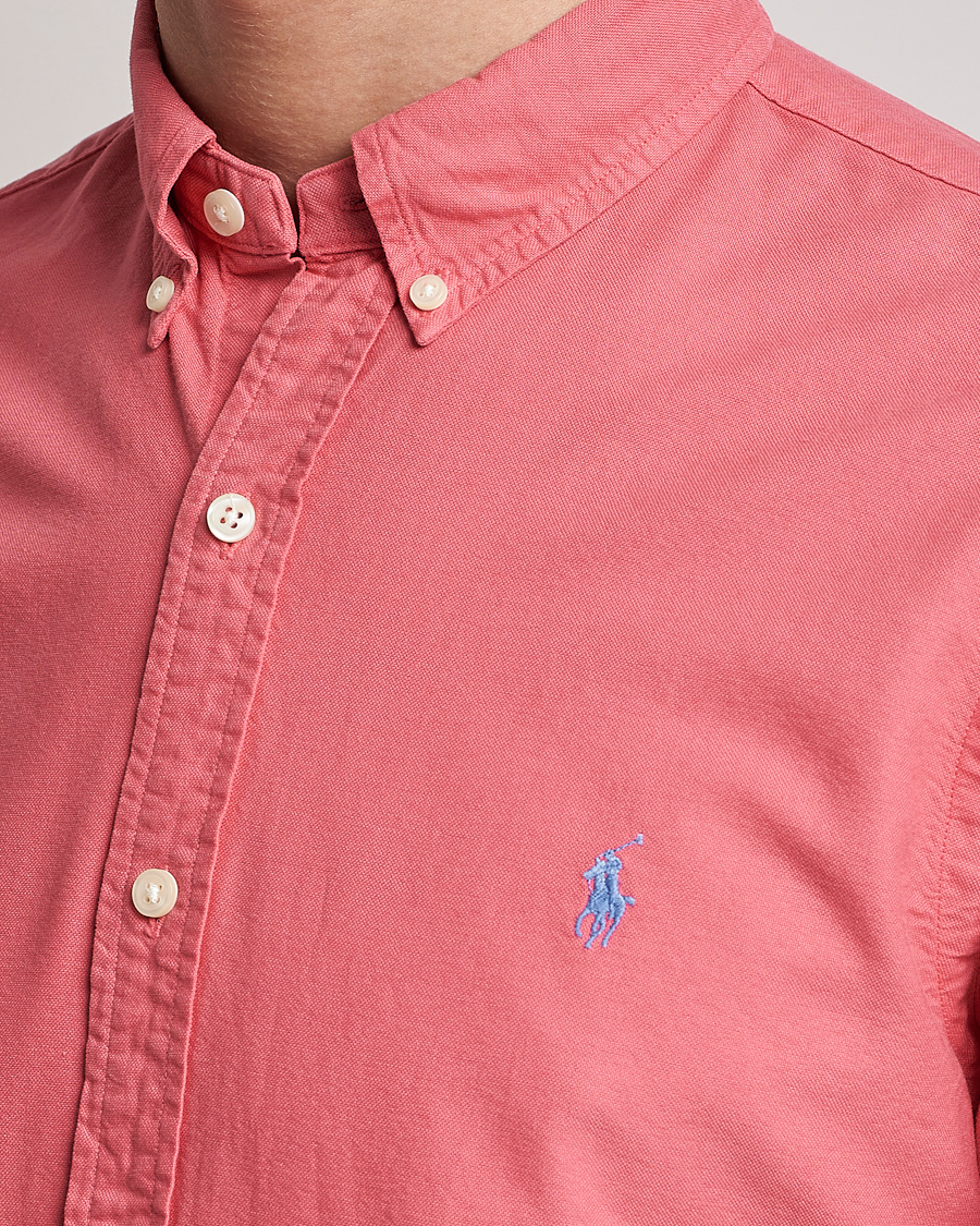 Uomini | Camicie | Polo Ralph Lauren | Slim Fit Garment Dyed Oxford Red Sky