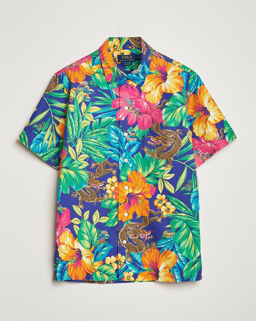 Uomini | Camicie | Polo Ralph Lauren | Printed Flower Short Sleeve Shirt Tropical