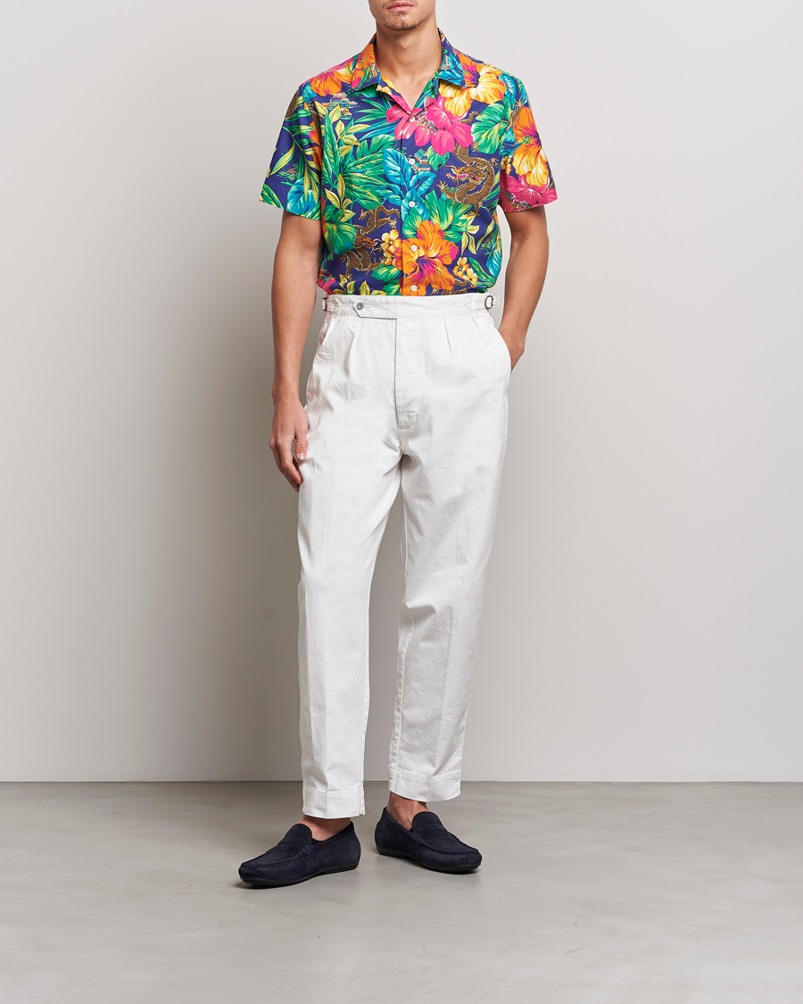 Uomini | Camicie | Polo Ralph Lauren | Printed Flower Short Sleeve Shirt Tropical