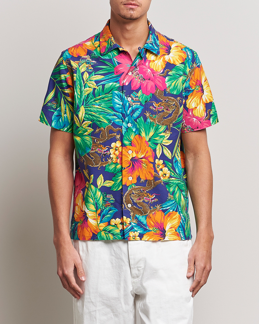 Uomini | Camicie | Polo Ralph Lauren | Printed Flower Short Sleeve Shirt Tropical