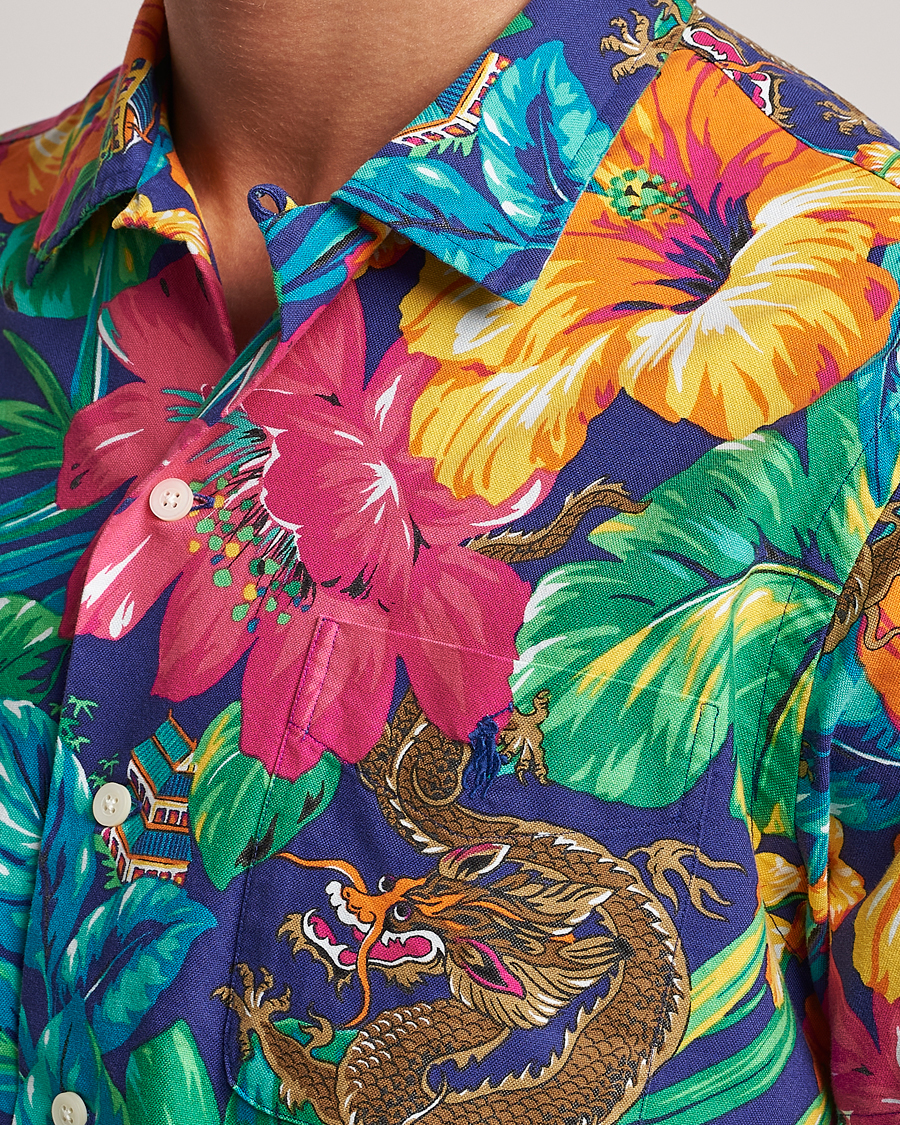 Uomini | Camicie | Polo Ralph Lauren | Printed Flower Short Sleeve Shirt Tropical
