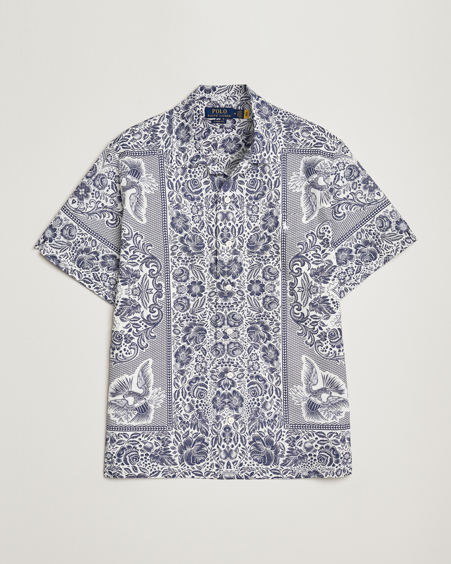 Uomini | Camicie | Polo Ralph Lauren | Printed Paisley Short Sleeve Shirt Blue