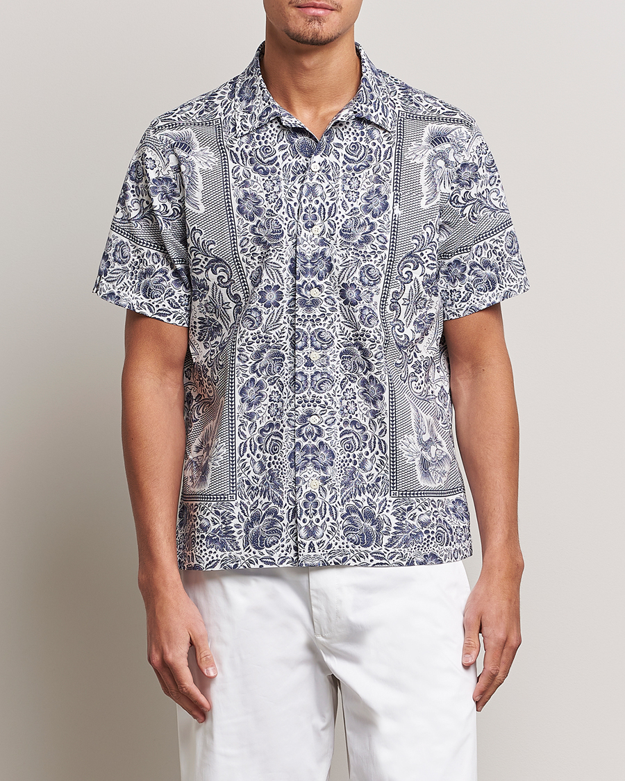 Uomini | Camicie | Polo Ralph Lauren | Printed Paisley Short Sleeve Shirt Blue