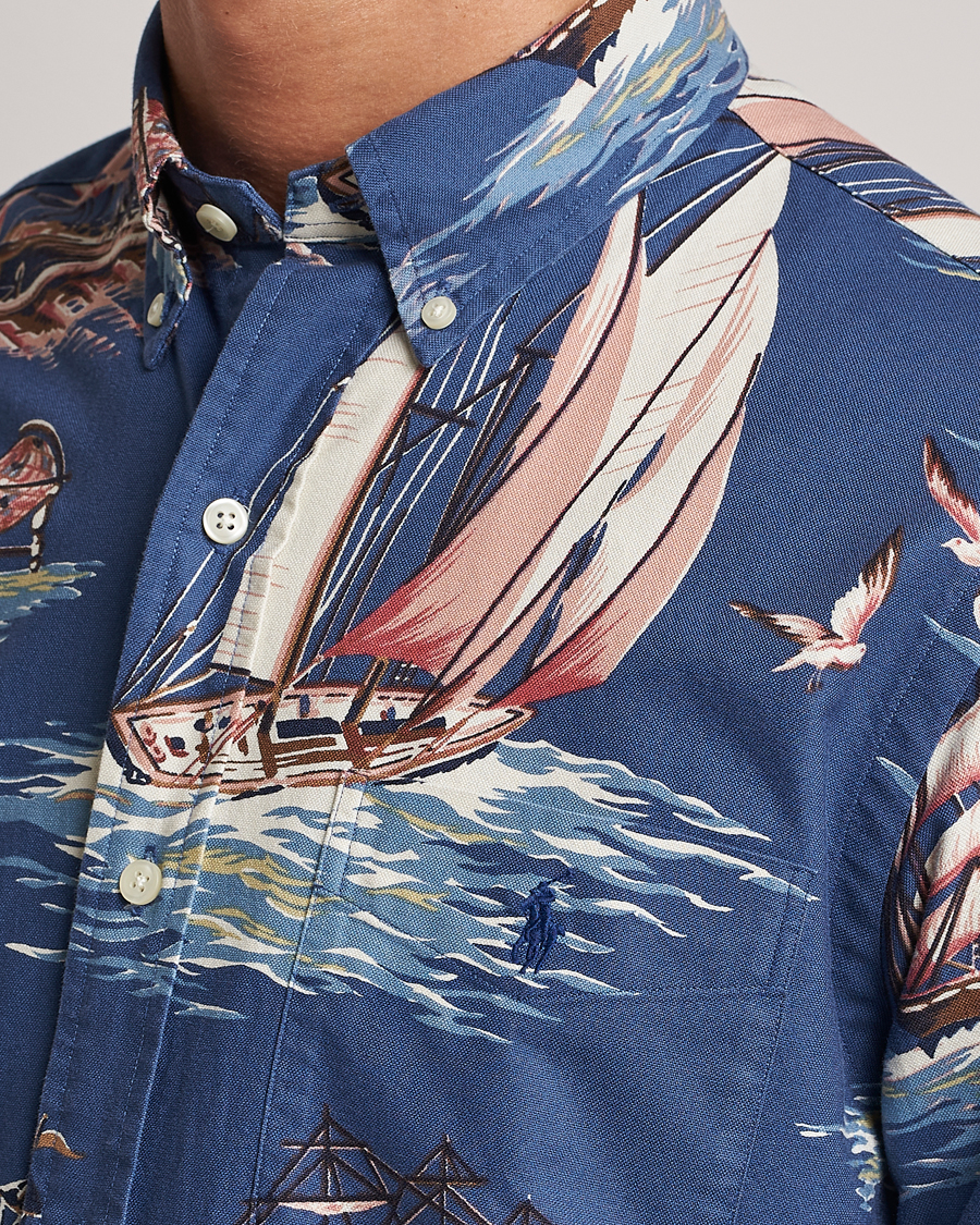Uomini | Camicie | Polo Ralph Lauren | Printed Regatta Oxford Shirt Blue