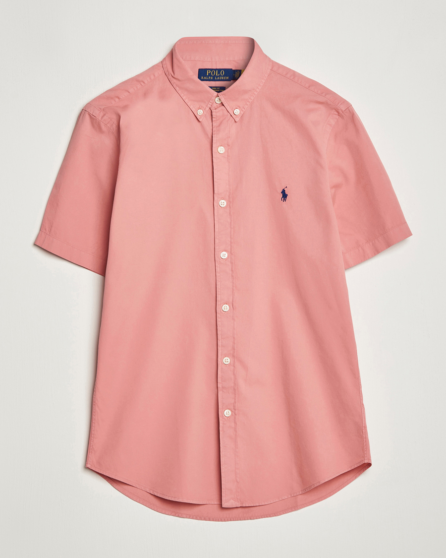 Uomini | Camicie | Polo Ralph Lauren | Twill Short Sleeve Shirt Desert Rose