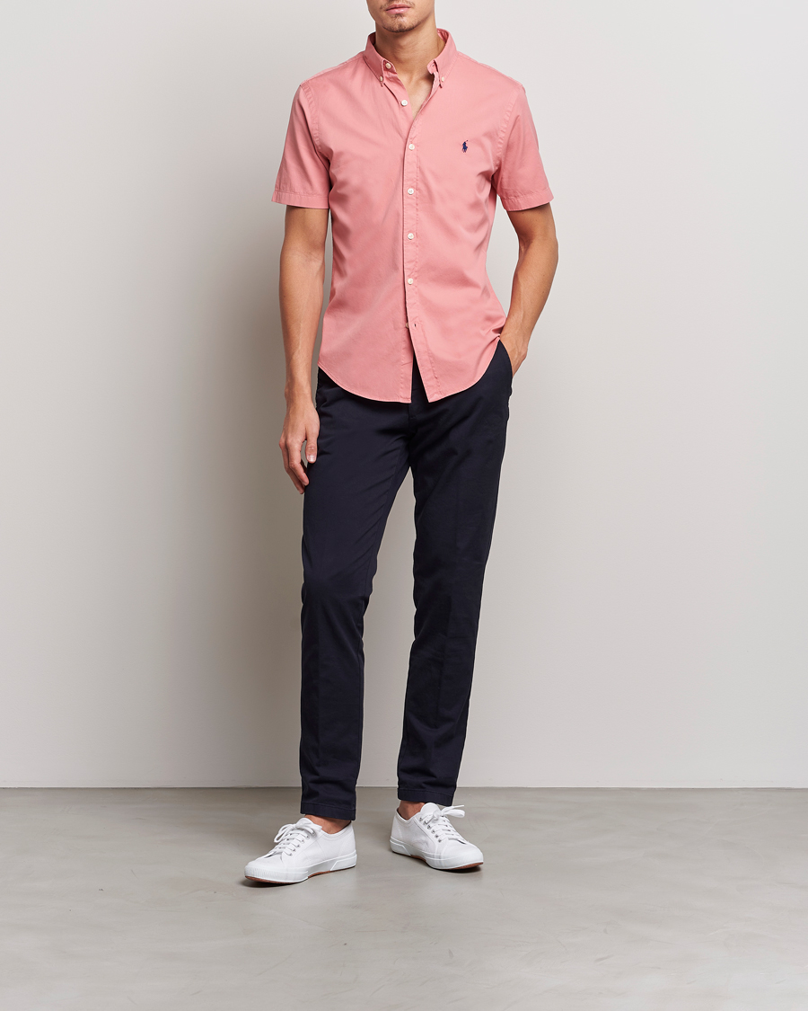 Uomini | Camicie | Polo Ralph Lauren | Twill Short Sleeve Shirt Desert Rose