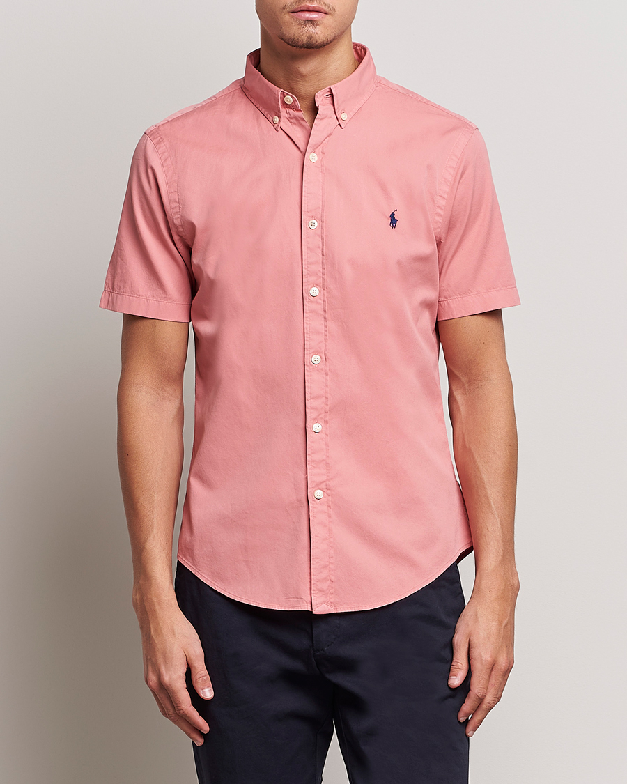 Uomini | Camicie | Polo Ralph Lauren | Twill Short Sleeve Shirt Desert Rose