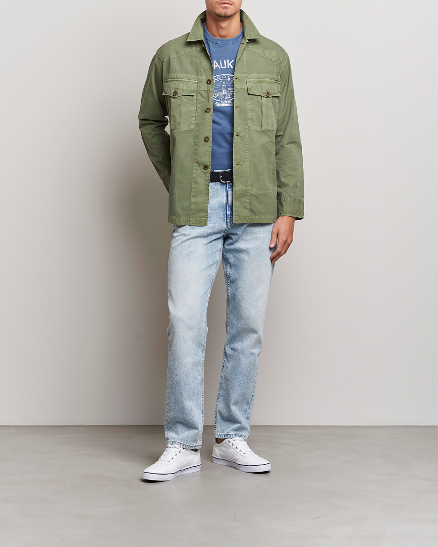 Uomini | Giacche | Polo Ralph Lauren | Twill Pocket Shirt Jacket Olive