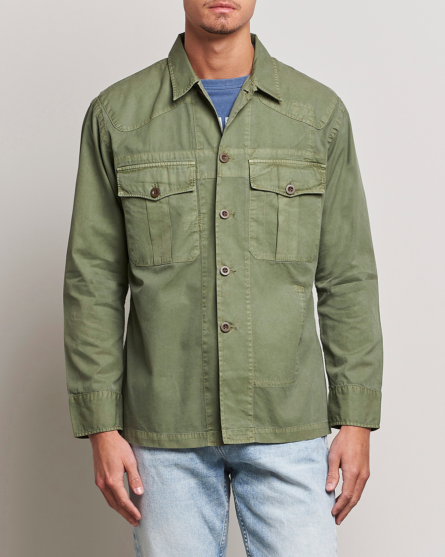 Uomini | Giacche | Polo Ralph Lauren | Twill Pocket Shirt Jacket Olive