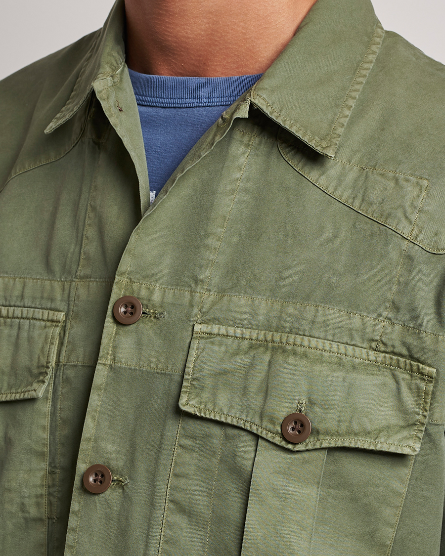 Uomini | Giacche | Polo Ralph Lauren | Twill Pocket Shirt Jacket Olive