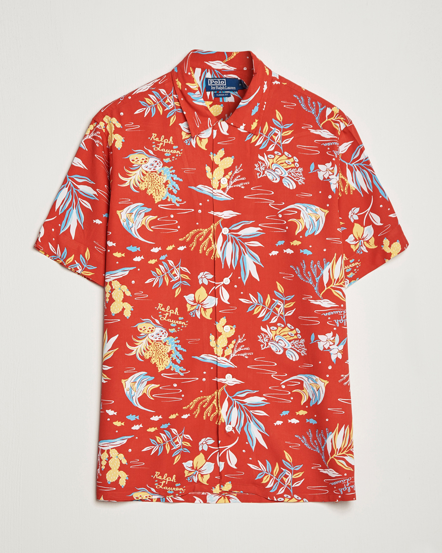 Uomini | Camicie | Polo Ralph Lauren | Printed Flower Short Sleeve Shirt Sun Sand Surf