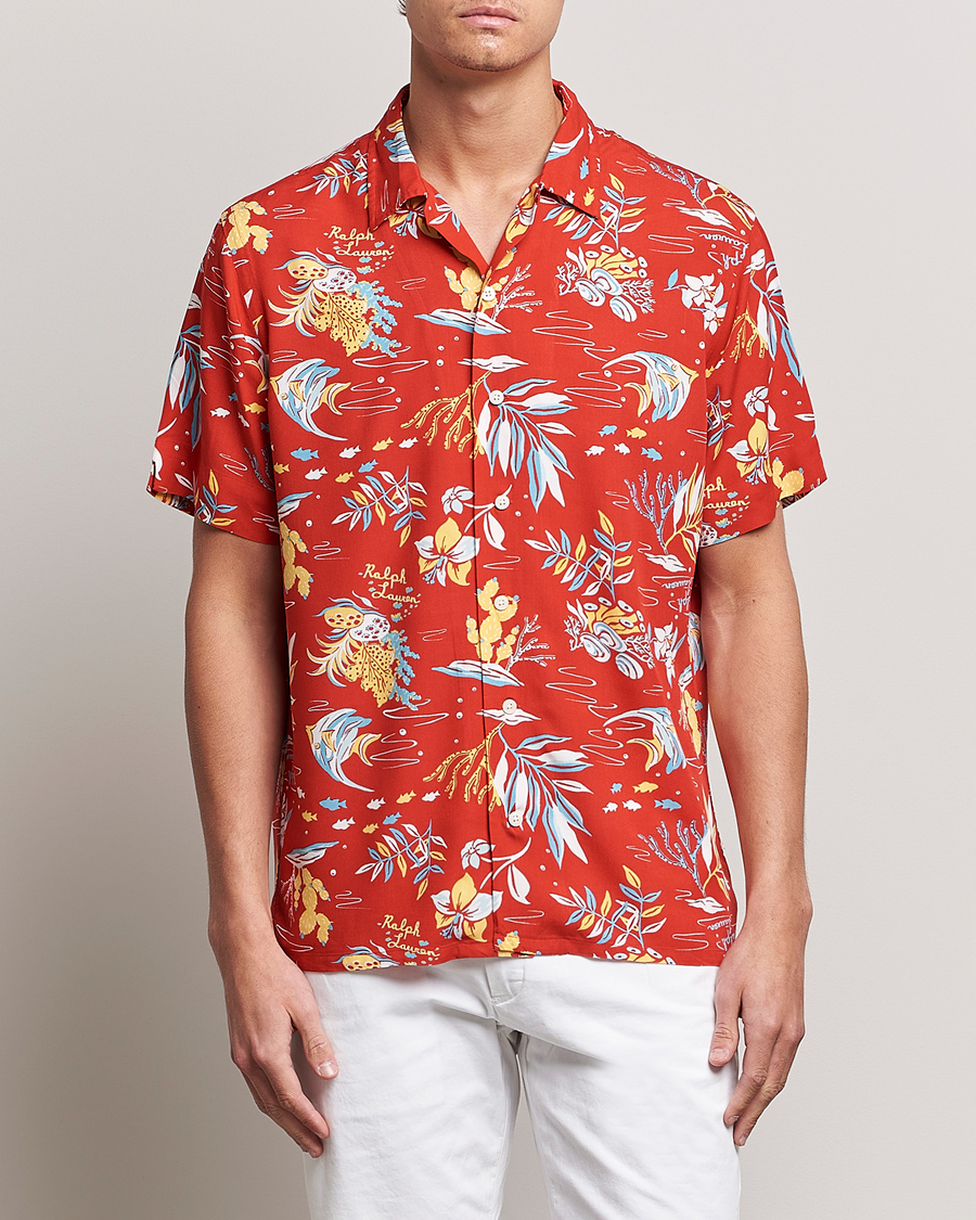 Uomini | Camicie | Polo Ralph Lauren | Printed Flower Short Sleeve Shirt Sun Sand Surf