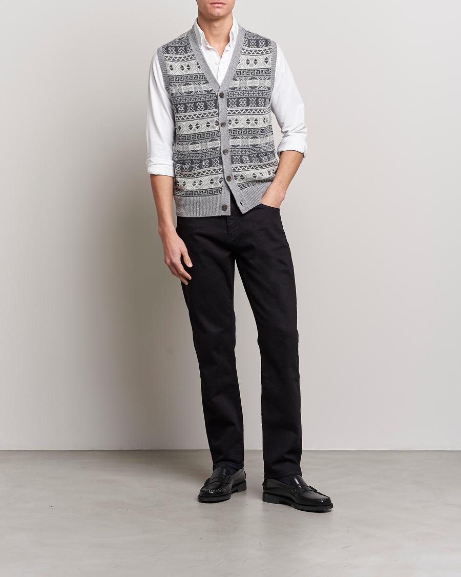 Uomini | Maglieria | Polo Ralph Lauren | Knitted Fairisle Vest Grey
