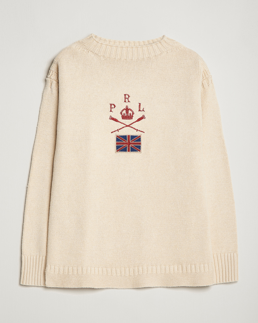 Uomini | Maglieria | Polo Ralph Lauren | Knitted Anchor Sweater Cream