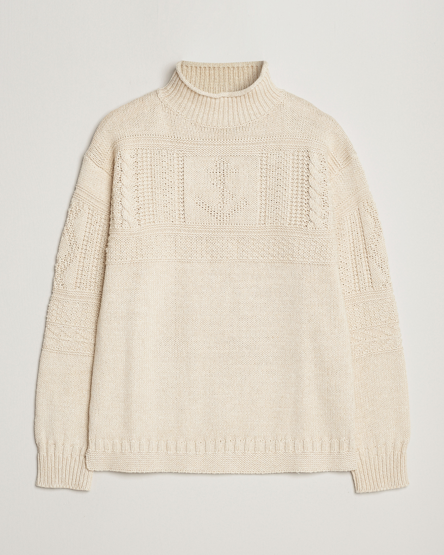 Uomini | Maglieria | Polo Ralph Lauren | Knitted Fishermen Sweater Cream