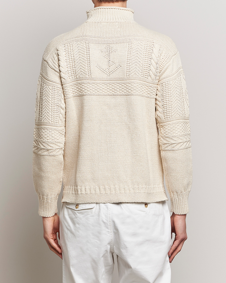 Uomini | Maglieria | Polo Ralph Lauren | Knitted Fishermen Sweater Cream