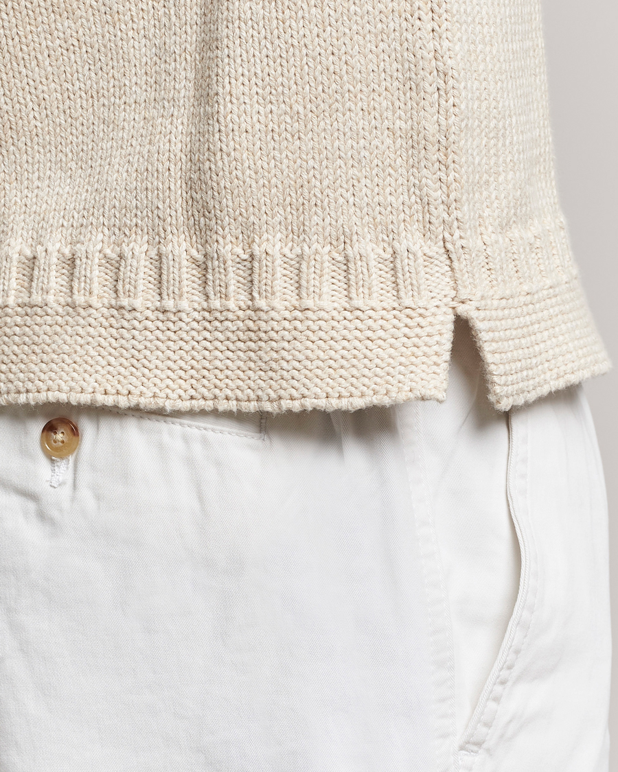 Uomini | Maglieria | Polo Ralph Lauren | Knitted Fishermen Sweater Cream