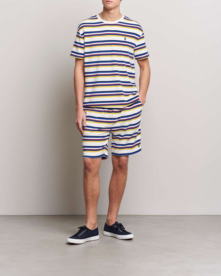 Uomini | Pantaloncini | Polo Ralph Lauren | Cotton Terry Striped Sweatshorts Multi
