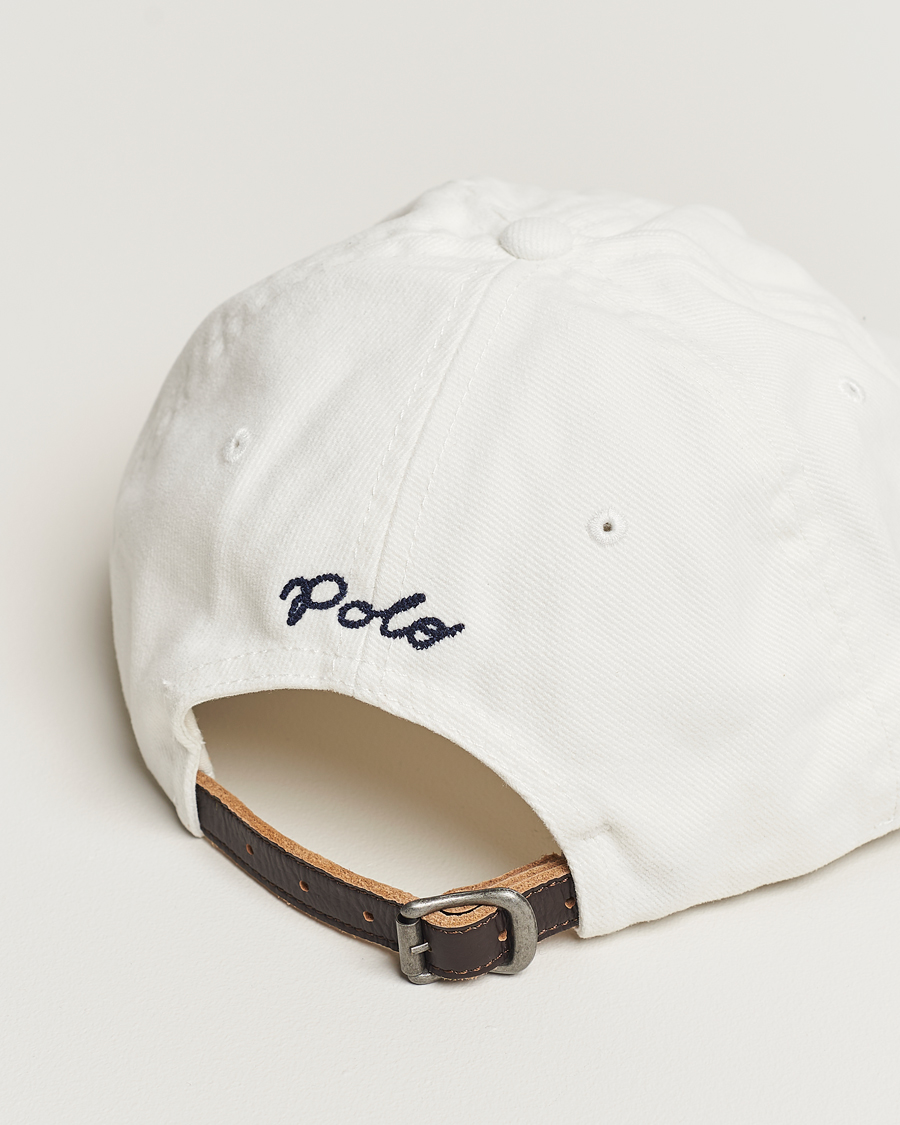 Uomini | Polo Ralph Lauren Ralph Cotton Twill Retro Cap Deckwash White | Polo Ralph Lauren | Ralph Cotton Twill Retro Cap Deckwash White