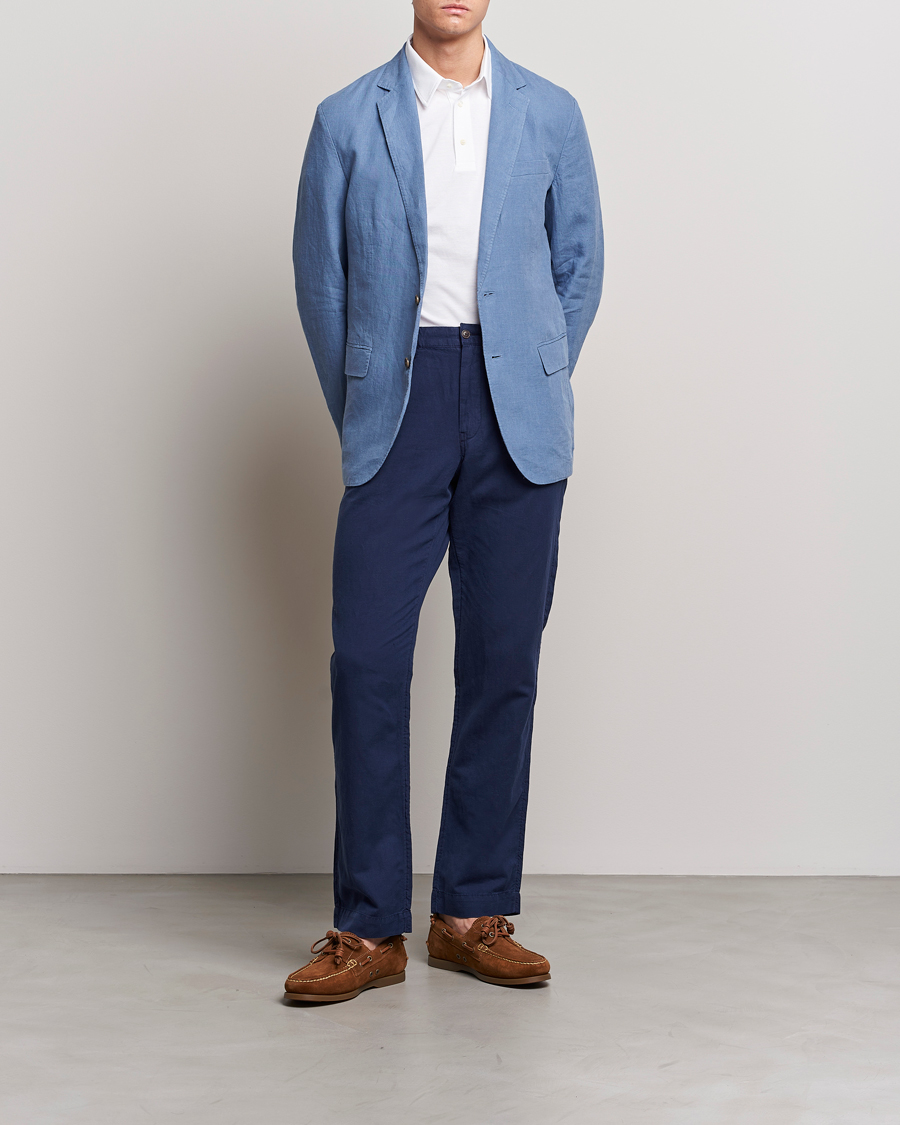 Uomini | Blazers | Polo Ralph Lauren | Linen Sportcoat Carson Blue
