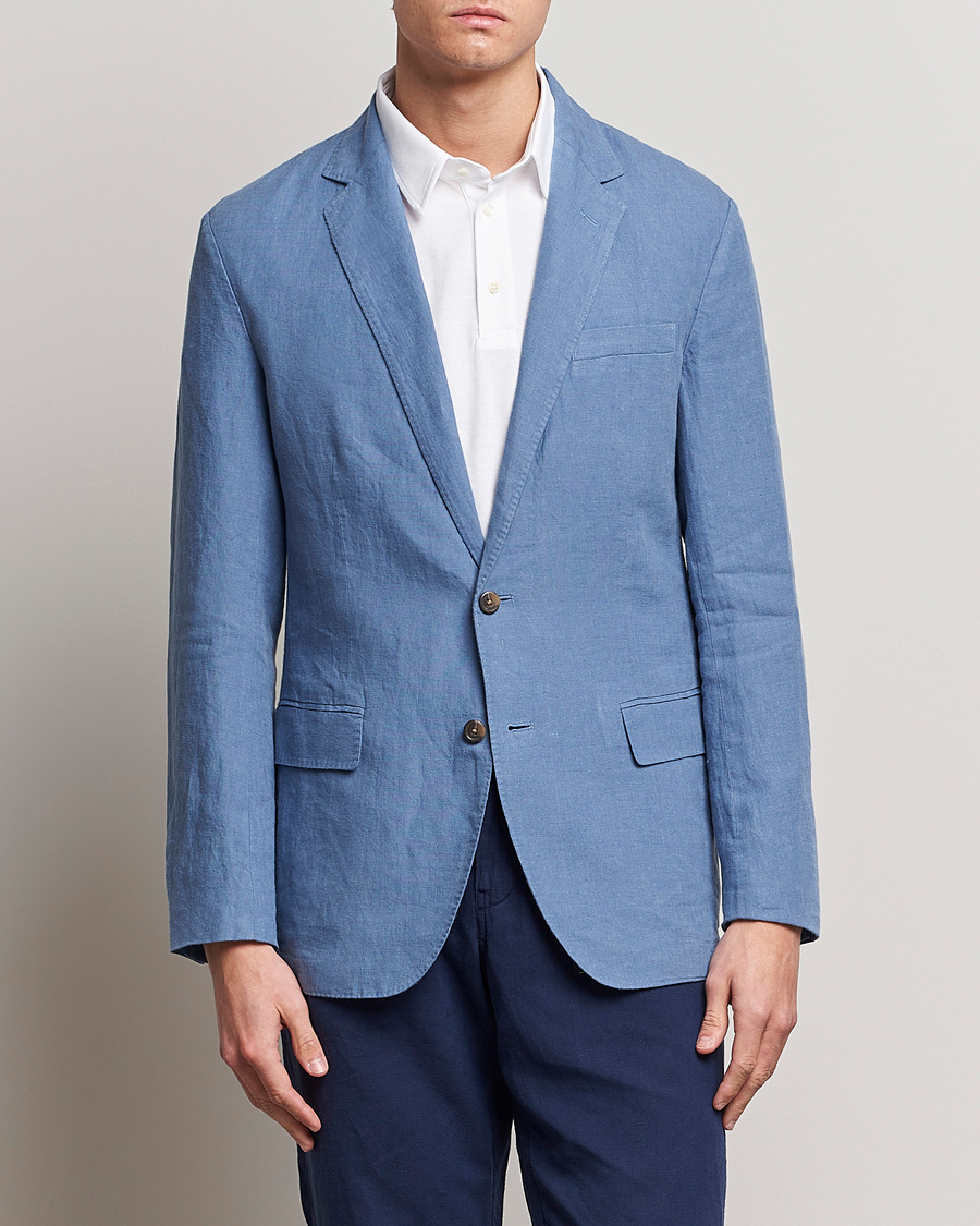 Uomini | Blazers | Polo Ralph Lauren | Linen Sportcoat Carson Blue