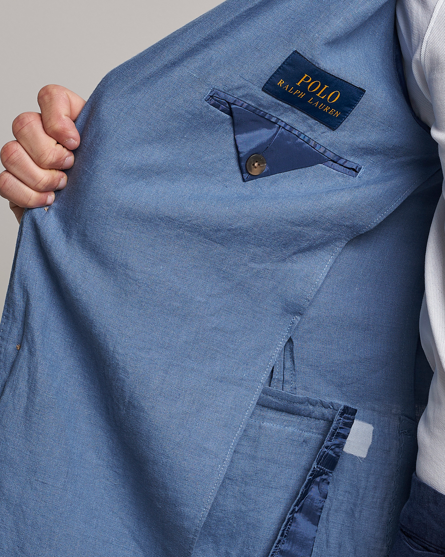 Uomini | Blazers | Polo Ralph Lauren | Linen Sportcoat Carson Blue