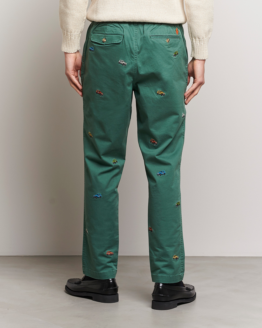 Uomini | Pantaloni | Polo Ralph Lauren | Prepster Twill Printed Jeeps Pants Washed Forest