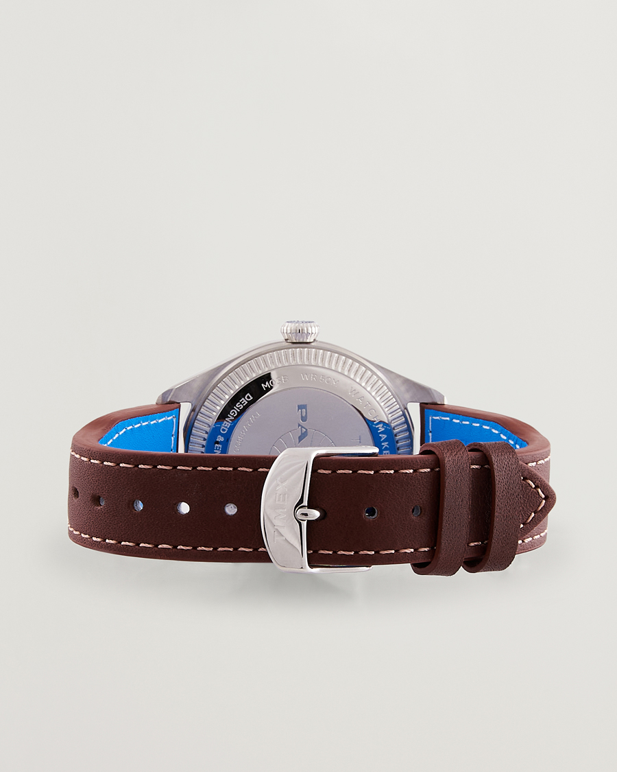Uomini | Timex Pan Am Waterbury Chronograph 42mm Blue Dial | Timex | Pan Am Waterbury Chronograph 42mm Blue Dial