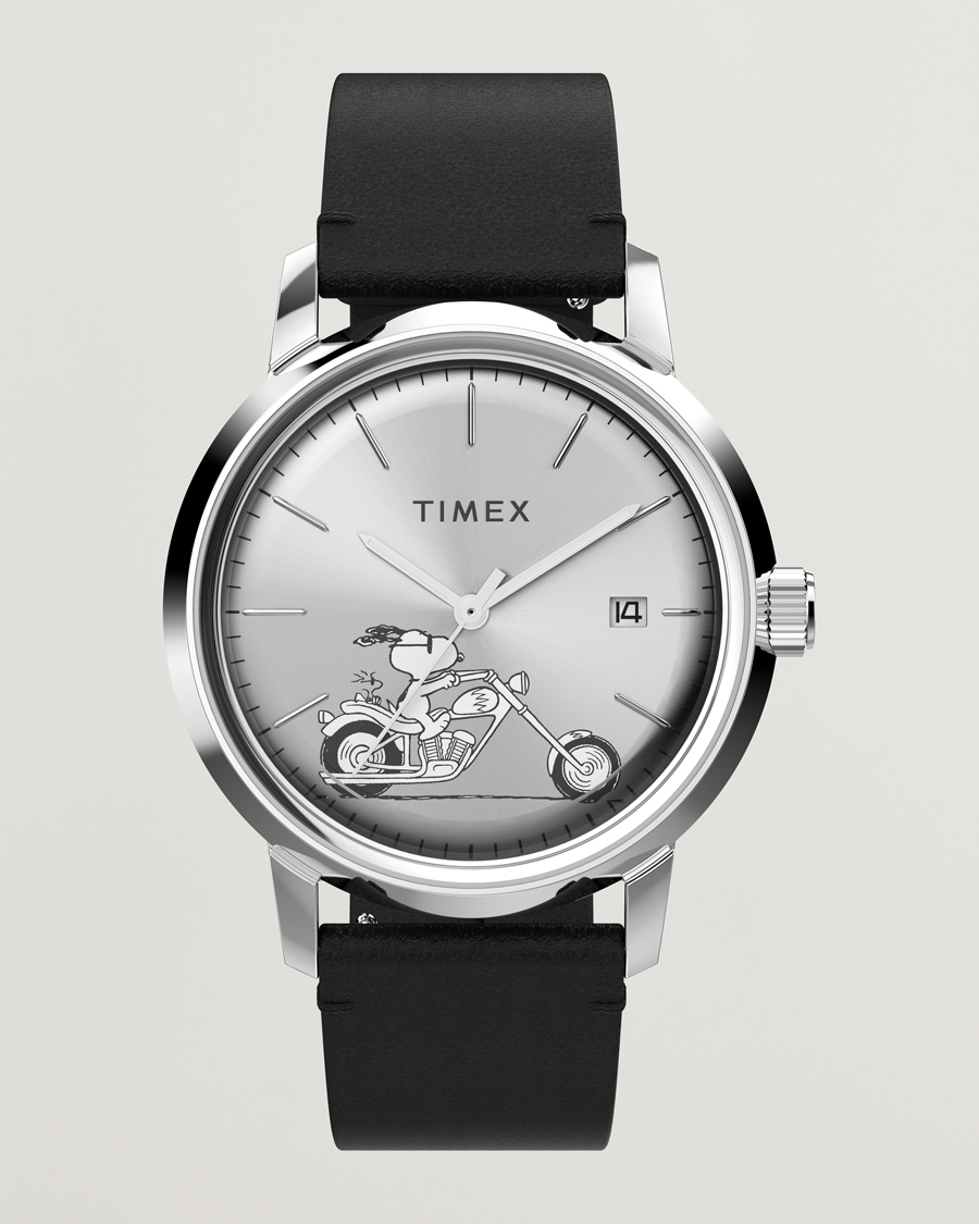 Uomini | Timex Marlin Automatic Snoopy Easy Rider 40mm Black | Timex | Marlin Automatic Snoopy Easy Rider 40mm Black