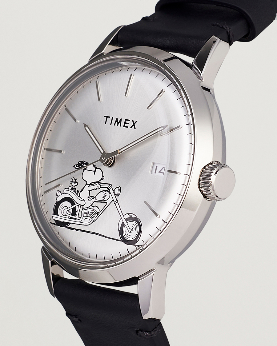 Uomini | Timex Marlin Automatic Snoopy Easy Rider 40mm Black | Timex | Marlin Automatic Snoopy Easy Rider 40mm Black