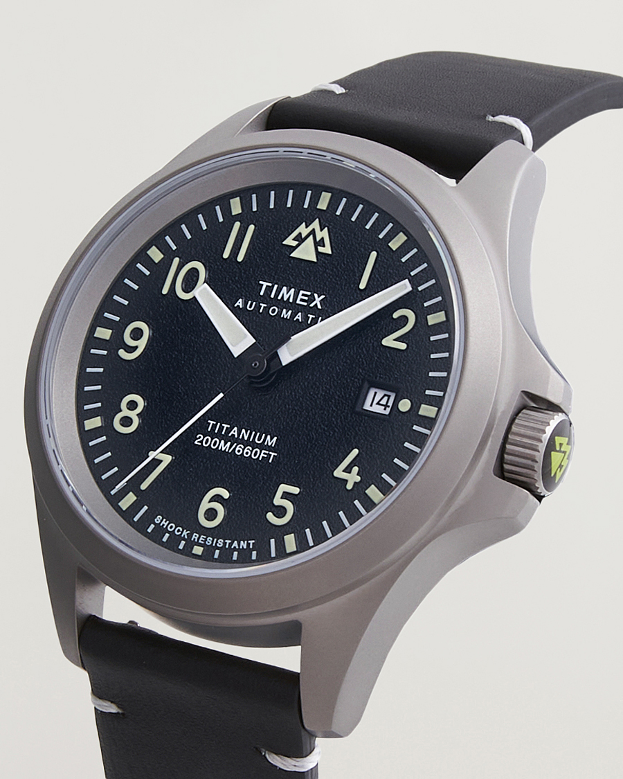 Uomini | Timex Expedition North Automatic Titanium 41mm Black Dial | Timex | Expedition North Automatic Titanium 41mm Black Dial