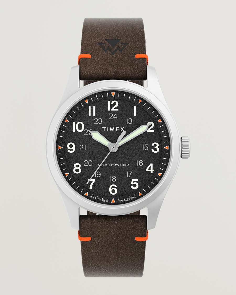 Uomini | Timex Field Post Solar Watch 36mm Textured Black Dial | Timex | Field Post Solar Watch 36mm Textured Black Dial