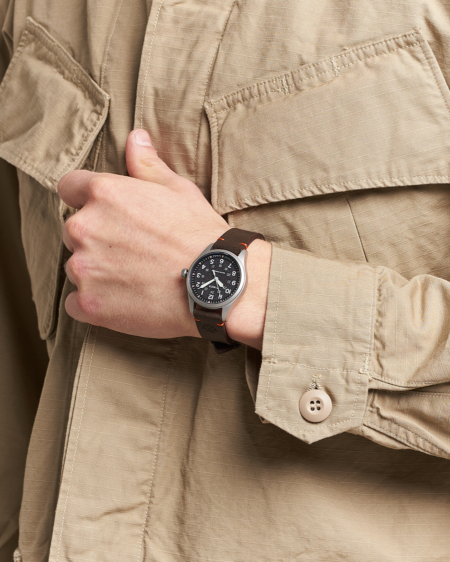 Uomini | Timex Field Post Solar Watch 36mm Textured Black Dial | Timex | Field Post Solar Watch 36mm Textured Black Dial