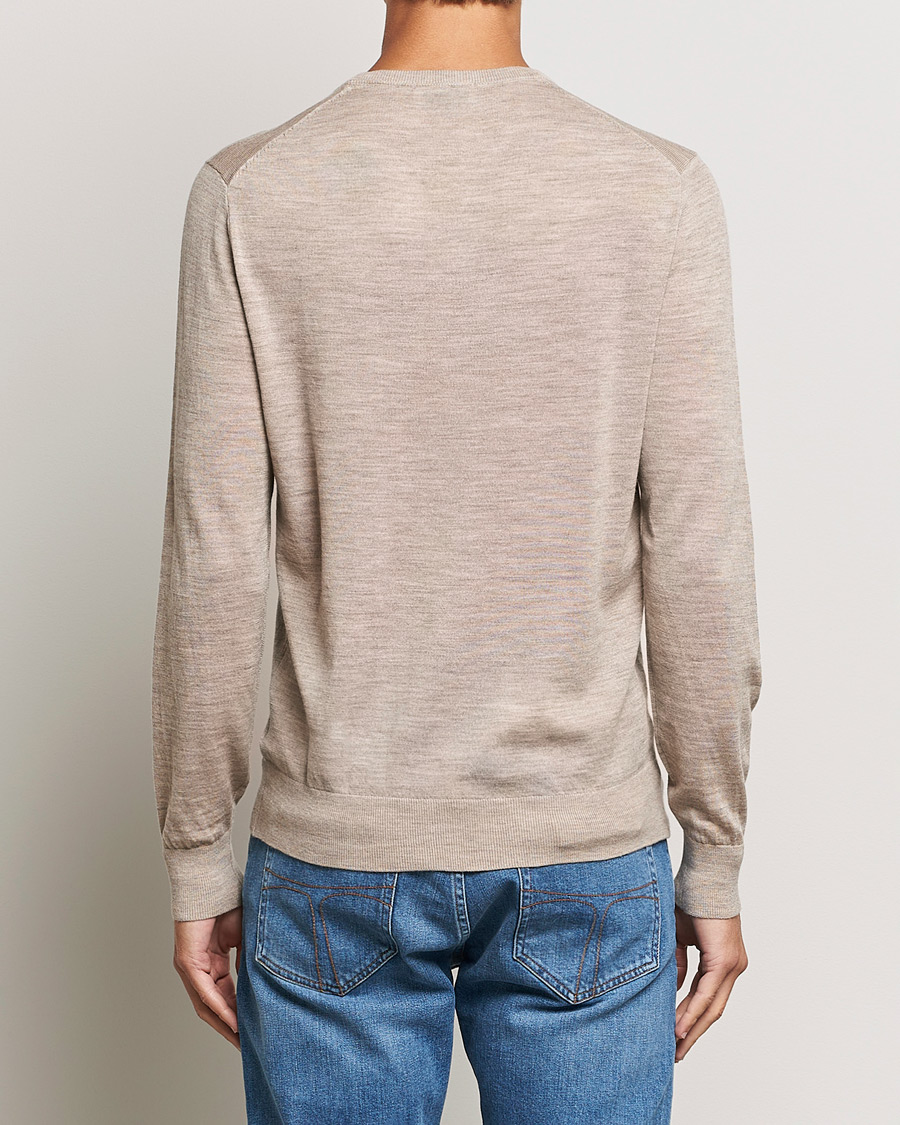 Uomini | Maglieria | Tiger of Sweden | Nichols Crew Neck Pullover Beige Melange