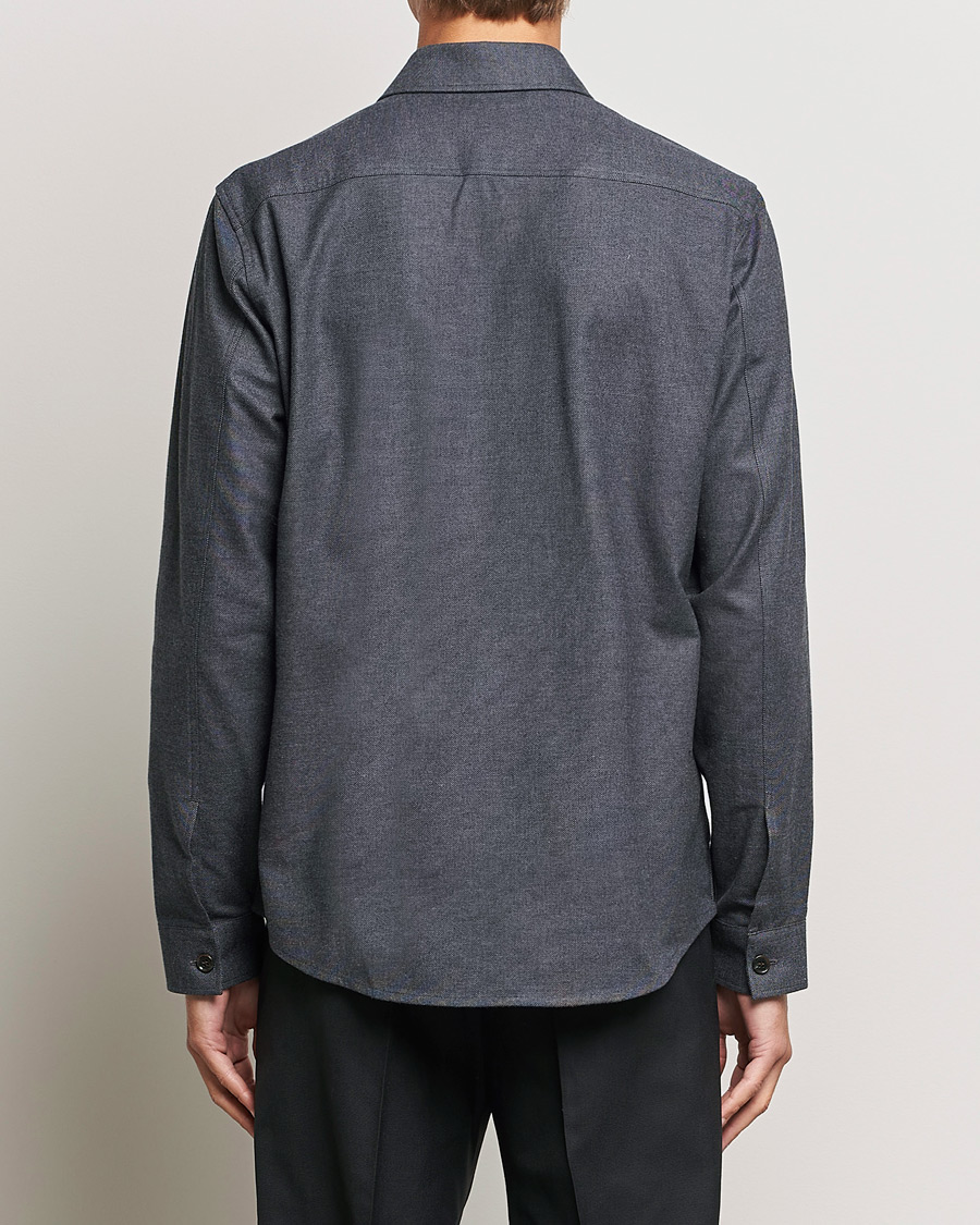 Uomini | Camicie | Tiger of Sweden | Arnou Cotton Pocket Shirt Grey