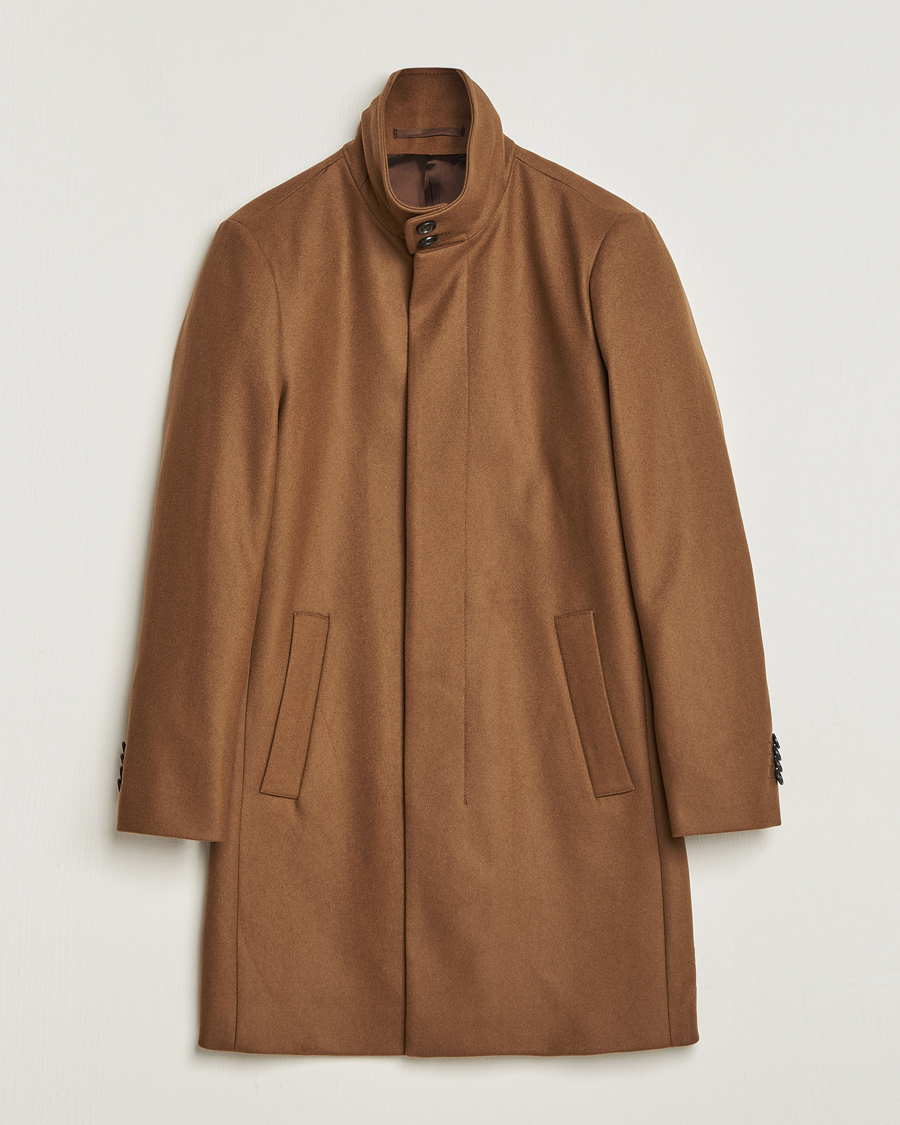 Uomini | Giacche | Tiger of Sweden | Aleric Wool Coat Brown