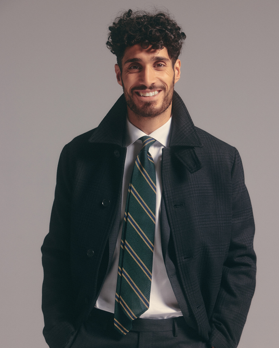 Uomini | Giacche | Tiger of Sweden | Eliias Checked Coat Black