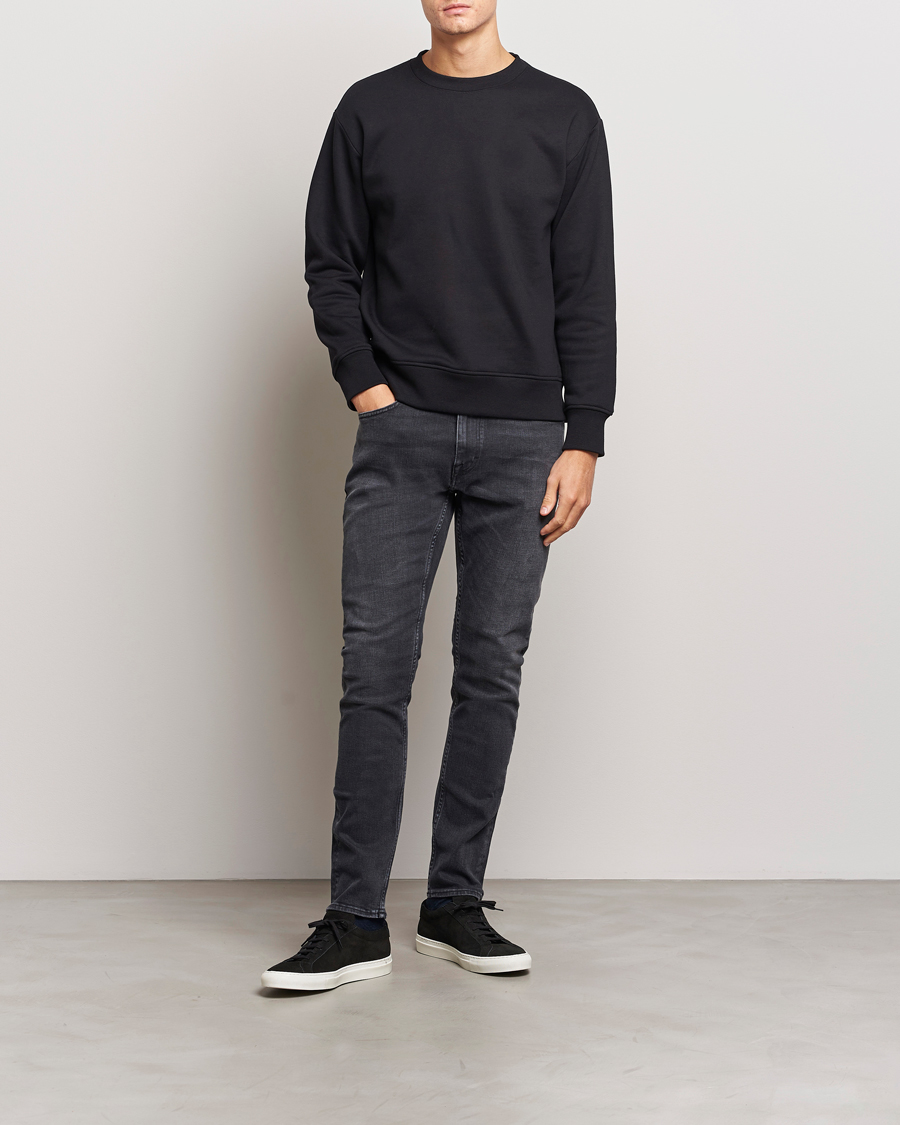 Uomini | Jeans | Tiger of Sweden | Pistolero Stretch Cotton Jeans Black