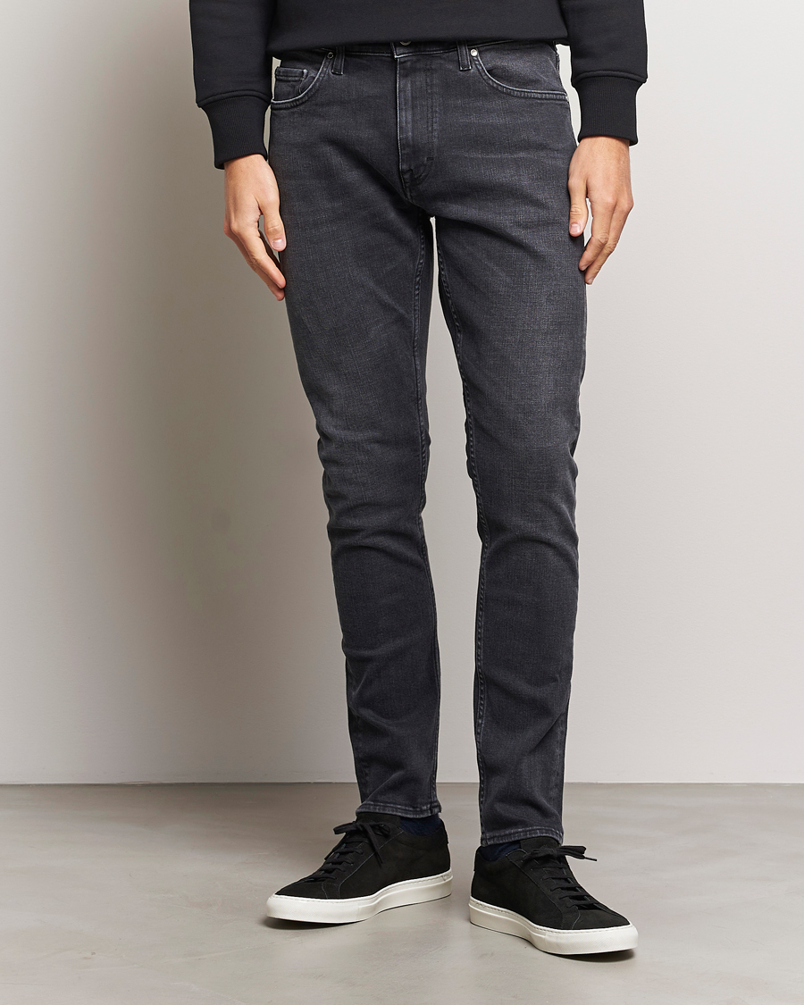 Uomini | Jeans | Tiger of Sweden | Pistolero Stretch Cotton Jeans Black