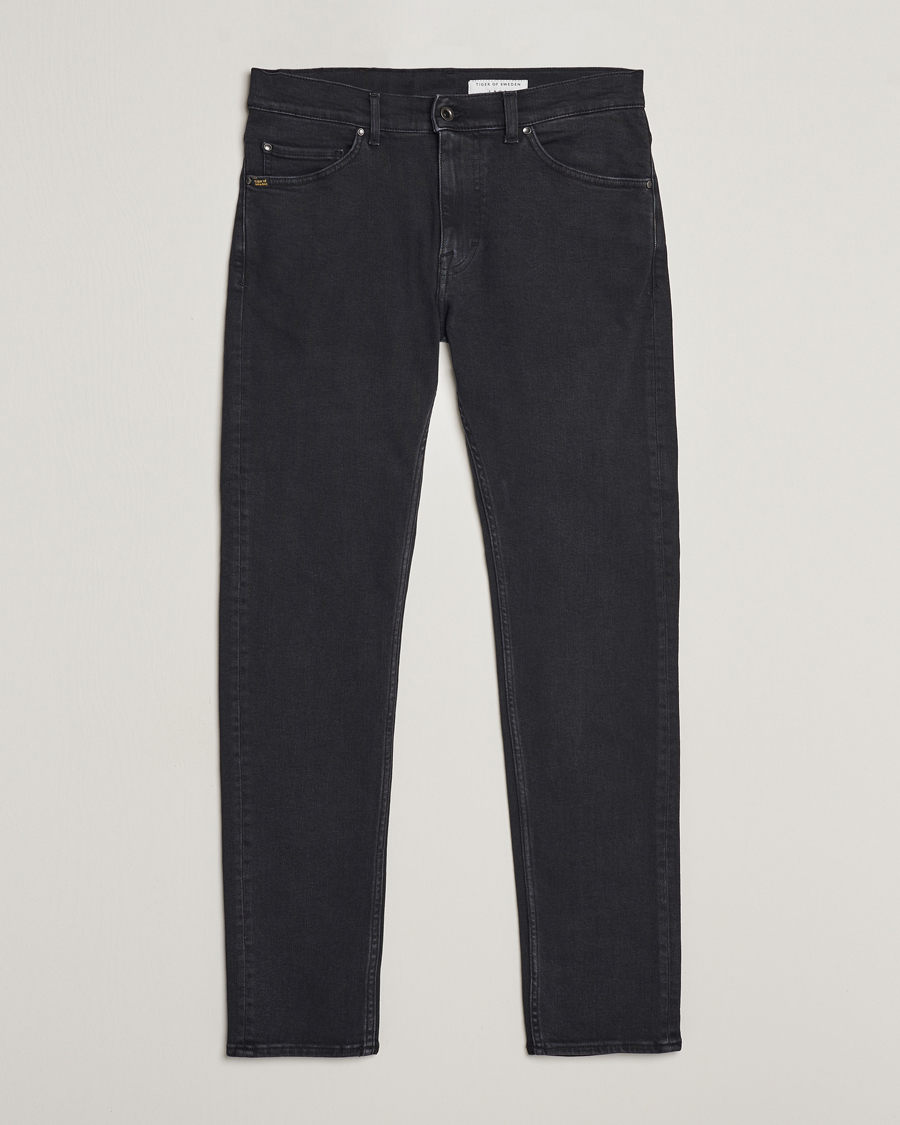 Uomini | Jeans | Tiger of Sweden | Evolve Stretch Cotton Jeans Black