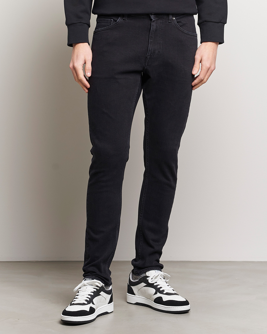 Uomini | Jeans | Tiger of Sweden | Evolve Stretch Cotton Jeans Black