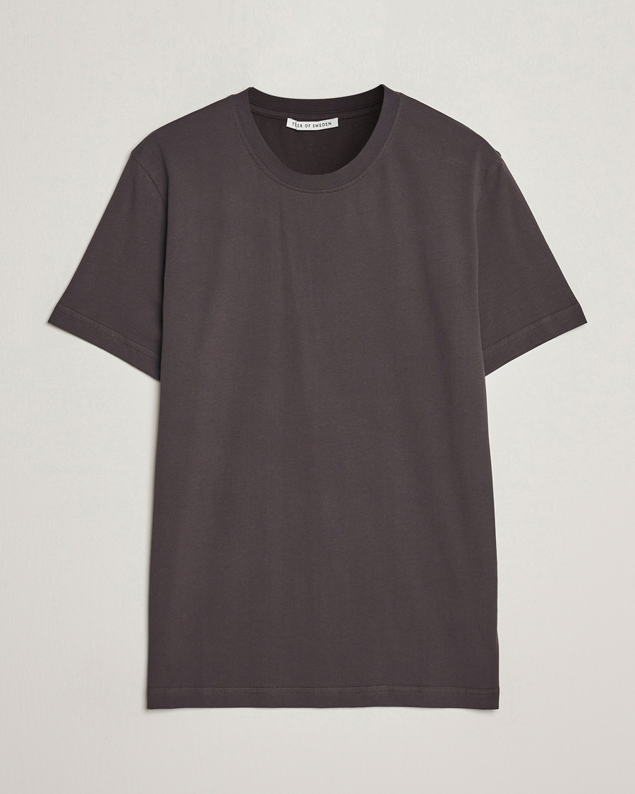 Uomini | T-shirt | Tiger of Sweden | Dillan Crew Neck T-Shirt Coffee