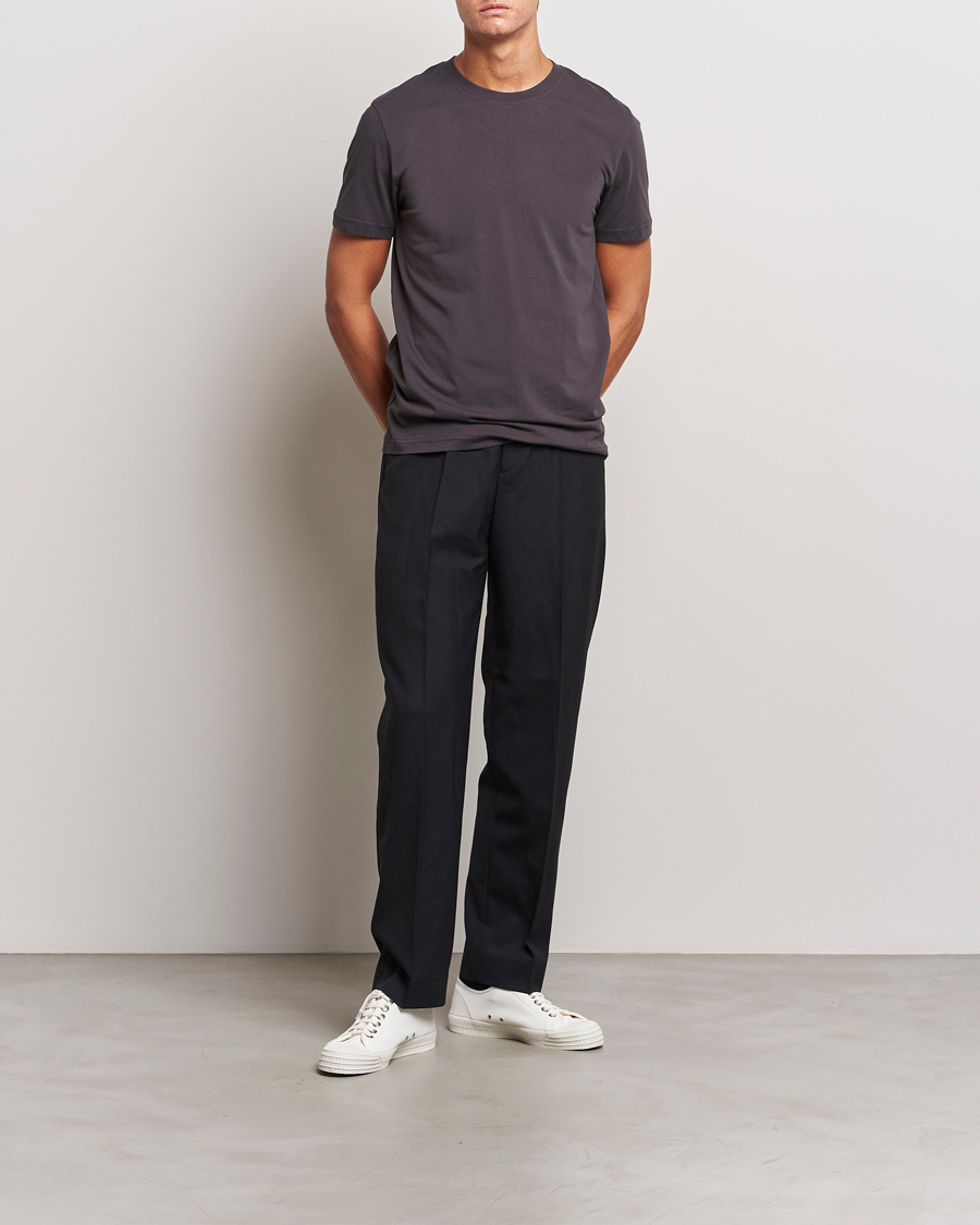 Uomini | T-shirt | Tiger of Sweden | Dillan Crew Neck T-Shirt Coffee