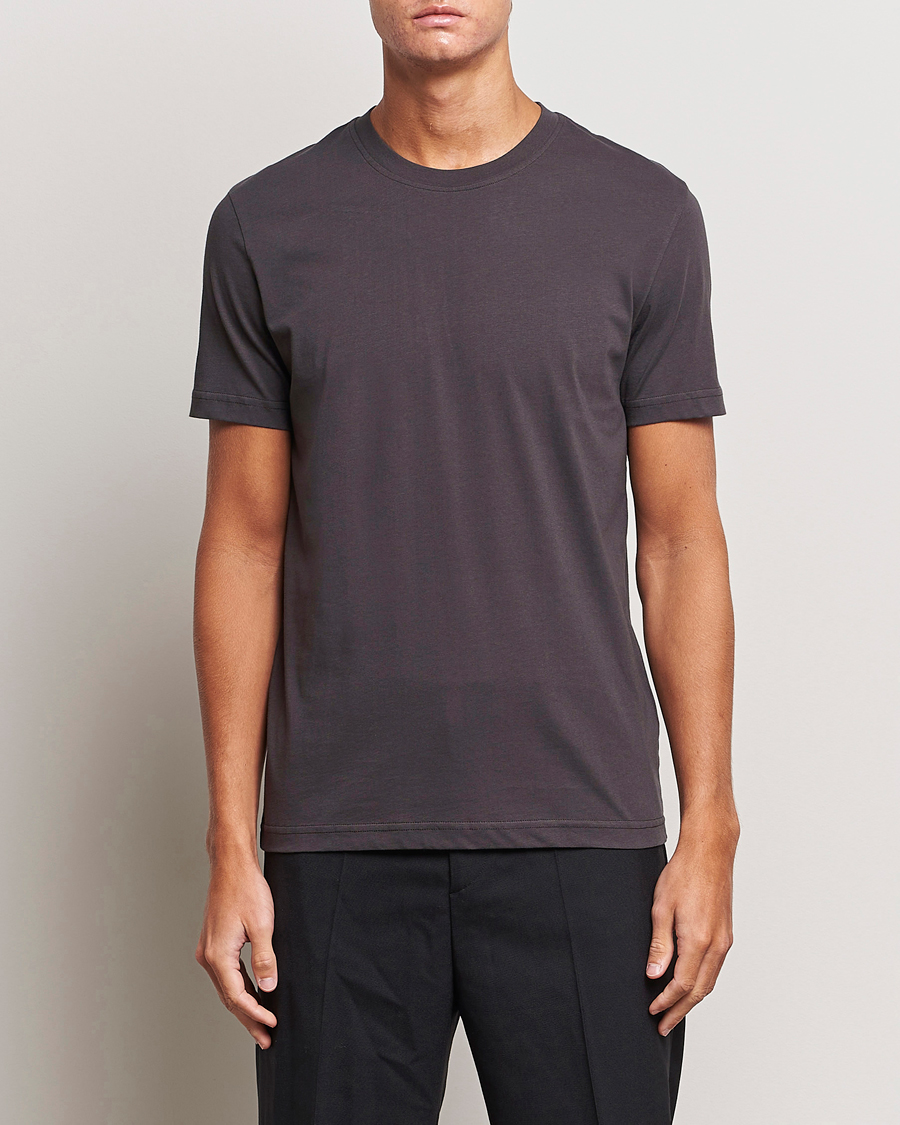 Uomini | T-shirt | Tiger of Sweden | Dillan Crew Neck T-Shirt Coffee