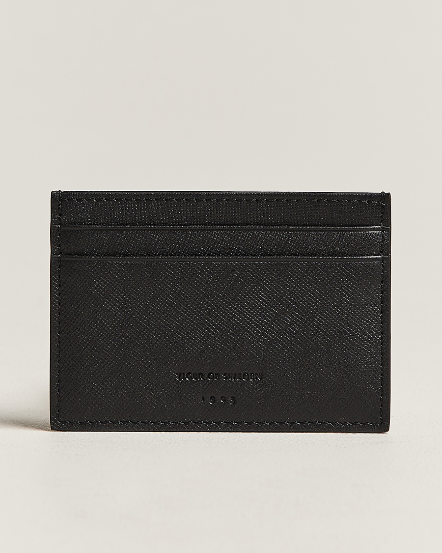 Uomini | Tiger of Sweden Wharf Card Holder Black | Tiger of Sweden | Wharf Card Holder Black