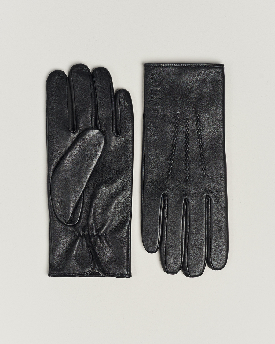 Uomini | Tiger of Sweden Garvin Leather Gloves Black | Tiger of Sweden | Garvin Leather Gloves Black