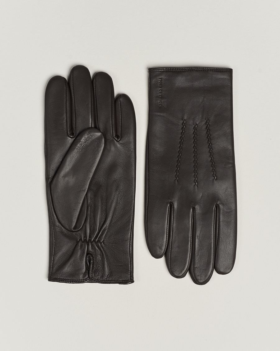 Uomini | Tiger of Sweden Garvin Leather Gloves Brown | Tiger of Sweden | Garvin Leather Gloves Brown