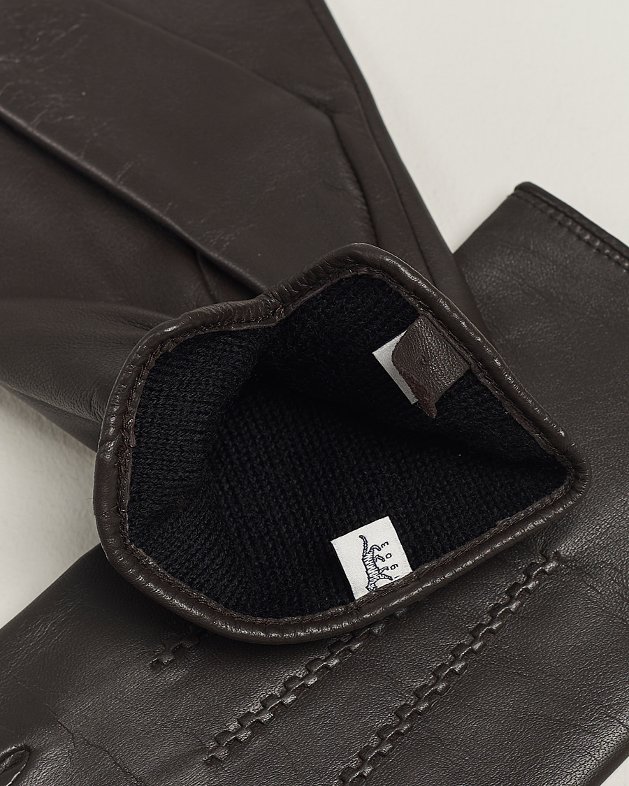 Uomini | Tiger of Sweden Garvin Leather Gloves Brown | Tiger of Sweden | Garvin Leather Gloves Brown
